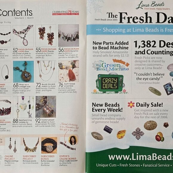 Bead Style Magazine November 2008 Fun Gift Ideas - Picture 2 of 10